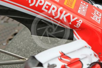 World © Octane Photographic Ltd. Scuderia Ferrari SF16-H nose vane detail. Thursday 28th July 2016, F1 German GP Set up, Hockenheim, Germany. Digital Ref :1658CB1D0517