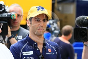World © Octane Photographic Ltd. Sauber F1 Team C35 – Felipe Nasr. Thursday 28th July 2016, F1 German GP Set up, Hockenheim, Germany. Digital Ref :1658CB1D0601