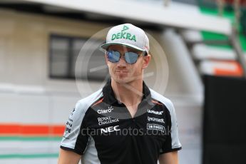World © Octane Photographic Ltd. Sahara Force India VJM09 - Nico Hulkenberg. Thursday 28th July 2016, F1 German GP Set up, Hockenheim, Germany. Digital Ref :1658CB1D0642