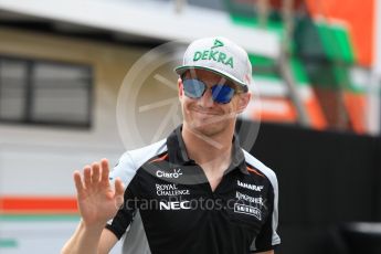 World © Octane Photographic Ltd. Sahara Force India VJM09 - Nico Hulkenberg. Thursday 28th July 2016, F1 German GP Set up, Hockenheim, Germany. Digital Ref :1658CB1D0645