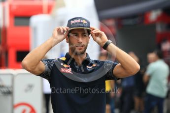 World © Octane Photographic Ltd. Red Bull Racing RB12 – Daniel Ricciardo. Thursday 28th July 2016, F1 German GP Set up, Hockenheim, Germany. Digital Ref :1658CB1D0650