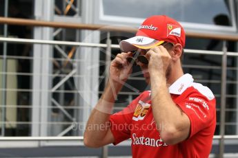 World © Octane Photographic Ltd. Scuderia Ferrari SF16-H – Sebastian Vettel. Thursday 28th July 2016, F1 German GP Set up, Hockenheim, Germany. Digital Ref :1658CB1D0661