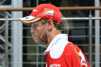 World © Octane Photographic Ltd. Scuderia Ferrari SF16-H – Sebastian Vettel. Thursday 28th July 2016, F1 German GP Set up, Hockenheim, Germany. Digital Ref :1658CB1D0666