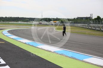 World © Octane Photographic Ltd. Thursday 28th July 2016, F1 German GP Track Walk, Hockenheim, Germany. Turn 3. Digital Ref :1658CB5D8757