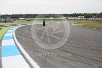 World © Octane Photographic Ltd. Thursday 28th July 2016, F1 German GP Track Walk, Hockenheim, Germany. Turn 3. Digital Ref :1658CB5D8760