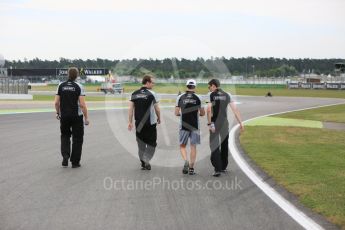 World © Octane Photographic Ltd. Thursday 28th July 2016, F1 German GP Track Walk, Hockenheim, Germany. Sahara Force India at turn 3. Digital Ref :1658CB5D8763