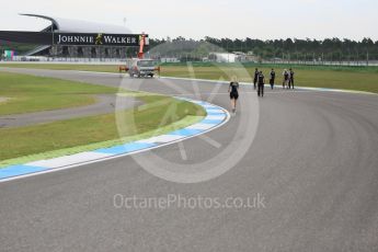 World © Octane Photographic Ltd. Thursday 28th July 2016, F1 German GP Track Walk, Hockenheim, Germany. Turn 4. Digital Ref :1658CB5D8769