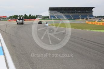 World © Octane Photographic Ltd. Thursday 28th July 2016, F1 German GP Track Walk, Hockenheim, Germany. Digital Ref :1658CB5D8792