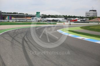 World © Octane Photographic Ltd. Thursday 28th July 2016, F1 German GP Track Walk, Hockenheim, Germany.Turn 12. Digital Ref :1658CB5D8818
