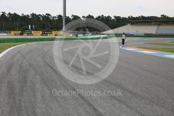 World © Octane Photographic Ltd. Thursday 28th July 2016, F1 German GP Track Walk, Hockenheim, Germany. Turn 15. Digital Ref :1658CB5D8828