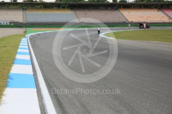 World © Octane Photographic Ltd. Thursday 28th July 2016, F1 German GP Track Walk, Hockenheim, Germany. Turn 16. Digital Ref :1658CB5D8831
