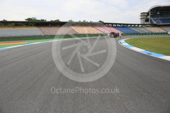 World © Octane Photographic Ltd. Thursday 28th July 2016, F1 German GP Track Walk, Hockenheim, Germany. Turn 16 apex. Digital Ref :1658CB5D8834