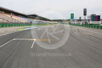World © Octane Photographic Ltd. Thursday 28th July 2016, F1 German GP Track Walk, Hockenheim, Germany. Back of grid. Digital Ref :1658CB5D8846