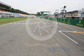 World © Octane Photographic Ltd. Thursday 28th July 2016, F1 German GP Track Walk. Finish line, Hockenheim, Germany. Digital Ref :1658CB5D8849