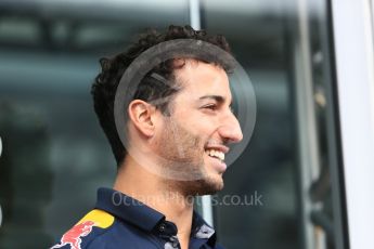 World © Octane Photographic Ltd. Red Bull Racing RB12 – Daniel Ricciardo. Thursday 28th July 2016, F1 German GP Set up, Hockenheim, Germany. Digital Ref :1658CB5D8876