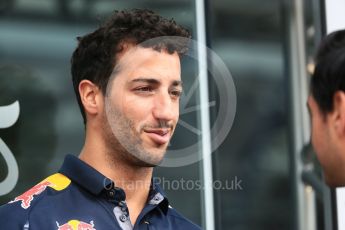 World © Octane Photographic Ltd. Red Bull Racing RB12 – Daniel Ricciardo. Thursday 28th July 2016, F1 German GP Set up, Hockenheim, Germany. Digital Ref :1658CB5D8881