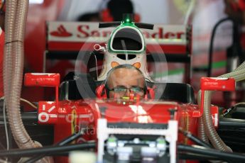 World © Octane Photographic Ltd. Scuderia Ferrari SF16-H under build. Thursday 28th July 2016, F1 German GP Set up, Hockenheim, Germany. Digital Ref :1658LB1D7102