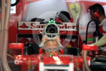 World © Octane Photographic Ltd. Scuderia Ferrari SF16-H under build. Thursday 28th July 2016, F1 German GP Set up, Hockenheim, Germany. Digital Ref :1658LB1D7109