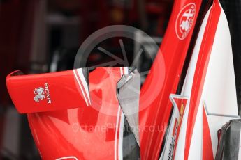 World © Octane Photographic Ltd. Scuderia Ferrari SF16-H body vane detail. Thursday 28th July 2016, F1 German GP Set up, Hockenheim, Germany. Digital Ref :1658LB1D7131