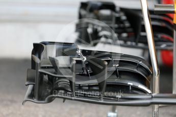 World © Octane Photographic Ltd. Renault Sport F1 Team RS16 front wing detail. Thursday 28th July 2016, F1 German GP Set up, Hockenheim, Germany. Digital Ref :1658LB1D7274
