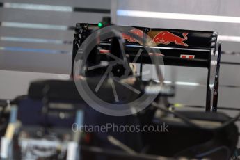World © Octane Photographic Ltd. Scuderia Toro Rosso STR11 Rear wing. Thursday 28th July 2016, F1 German GP Set up, Hockenheim, Germany. Digital Ref :1658LB1D7288