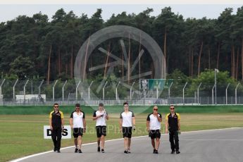 World © Octane Photographic Ltd. DAMS - Alex Lynn. Thursday 28th July 2016, F1 German GP Track Walk, Hockenheim, Germany. Digital Ref :1658LB1D7371