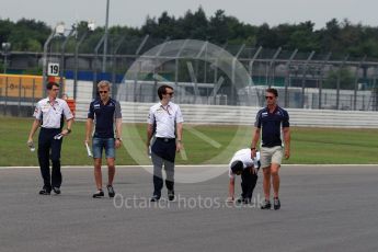 World © Octane Photographic Ltd. Sauber F1 Team C35 – Marcus Ericsson. Thursday 28th July 2016, F1 German GP Set up, Hockenheim, Germany. Digital Ref :1658LB1D7450