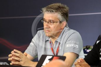 World © Octane Photographic Ltd. F1 German GP FIA Personnel Press Conference, Hockenheim, Germany. Friday 29th July 2016. Pat Fry – Manor Racing Engineering Consultant. Digital Ref : 1663LB1D0030