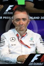 World © Octane Photographic Ltd. F1 German GP FIA Personnel Press Conference, Hockenheim, Germany. Friday 29th July 2016. Paddy Lowe – Mercedes AMG Petronas Executive Director. Digital Ref : 1663LB1D9920