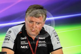 World © Octane Photographic Ltd. F1 German GP FIA Personnel Press Conference, Hockenheim, Germany. Friday 29th July 2016. Otmar Szafnauer – Sahara Force India Chief Operating Officer (COO). Digital Ref : 1663LB1D9941