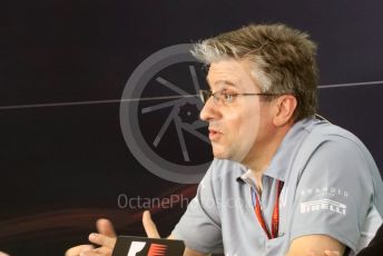 World © Octane Photographic Ltd. F1 German GP FIA Personnel Press Conference, Hockenheim, Germany. Friday 29th July 2016. Pat Fry – Manor Racing Engineering Consultant. Digital Ref : 1663LB1D9964