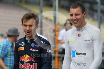 World © Octane Photographic Ltd. Prema Racing - GP2/11 – Pierre Gasly and Russian Time – Raffaele Marciello. Friday 29th July 2016, GP2 Practice, Hockenheim, Germany. Digital Ref :1660CB1D0864