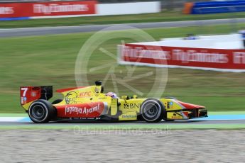 World © Octane Photographic Ltd. Pertamina Campos Racing - GP2/11 – Mitch Evans. Friday 29th July 2016, GP2 Practice, Hockenheim, Germany. Digital Ref :1660CB1D0969