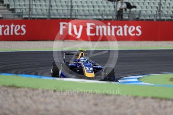 World © Octane Photographic Ltd. DAMS - GP3/16 – Jake Hughes. Friday 29th July 2016, GP3 Practice, Hockenheim, Germany. Digital Ref :1664CB1D0053