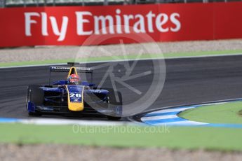 World © Octane Photographic Ltd. DAMS - GP3/16 – Santino Ferrucci. Friday 29th July 2016, GP3 Practice, Hockenheim, Germany. Digital Ref :1664CB1D0135