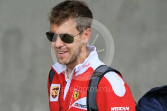 World © Octane Photographic Ltd. Scuderia Ferrari SF16-H – Sebastian Vettel. Friday 22nd July 2016, F1 Hungarian GP Paddock, Hungaroring, Hungary. Digital Ref :1638CB1D5928