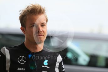 World © Octane Photographic Ltd. Mercedes AMG Petronas W07 Hybrid – Nico Rosberg. Friday 22nd July 2016, F1 Hungarian GP Paddock, Hungaroring, Hungary. Digital Ref :1638CB1D5958