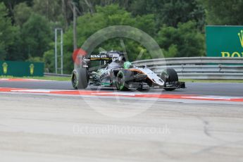 World © Octane Photographic Ltd. Sahara Force India VJM09 - Nico Hulkenberg. Friday 22nd July 2016, F1 Hungarian GP Practice 1, Hungaroring, Hungary. Digital Ref :
