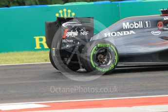 World © Octane Photographic Ltd. McLaren Honda MP4-31 – Fernando Alonso. Friday 22nd July 2016, F1 Hungarian GP Practice 1, Hungaroring, Hungary. Digital Ref :