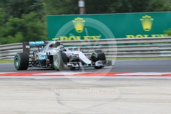 World © Octane Photographic Ltd. Mercedes AMG Petronas W07 Hybrid – Nico Rosberg. Friday 22nd July 2016, F1 Hungarian GP Practice 1, Hungaroring, Hungary. Digital Ref :
