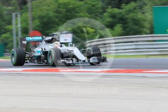 World © Octane Photographic Ltd. Mercedes AMG Petronas W07 Hybrid – Lewis Hamilton. Friday 22nd July 2016, F1 Hungarian GP Practice 1, Hungaroring, Hungary. Digital Ref :