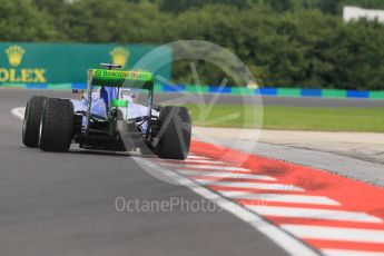 World © Octane Photographic Ltd. Sauber F1 Team C35 – Felipe Nasr. Friday 22nd July 2016, F1 Hungarian GP Practice 1, Hungaroring, Hungary. Digital Ref :