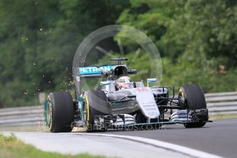 World © Octane Photographic Ltd. Mercedes AMG Petronas W07 Hybrid – Lewis Hamilton. Friday 22nd July 2016, F1 Hungarian GP Practice 1, Hungaroring, Hungary. Digital Ref :