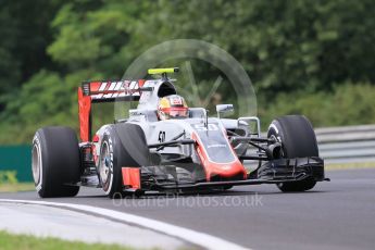 World © Octane Photographic Ltd. Haas F1 Team VF-16– Charles Leclerc. Friday 22nd July 2016, F1 Hungarian GP Practice 1, Hungaroring, Hungary. Digital Ref :