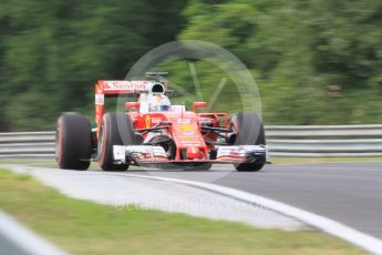 World © Octane Photographic Ltd. Scuderia Ferrari SF16-H – Sebastian Vettel. Friday 22nd July 2016, F1 Hungarian GP Practice 1, Hungaroring, Hungary. Digital Ref :