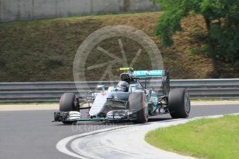 World © Octane Photographic Ltd. Mercedes AMG Petronas W07 Hybrid – Nico Rosberg. Friday 22nd July 2016, F1 Hungarian GP Practice 1, Hungaroring, Hungary. Digital Ref :