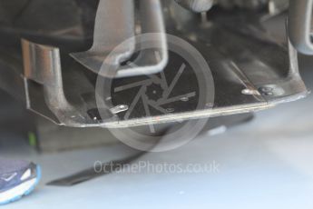 World © Octane Photographic Ltd. Williams Martini Racing, Williams Mercedes FW38 floor. Friday 22nd July 2016, F1 Hungarian GP Practice 1, Hungaroring, Hungary. Digital Ref :