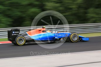 World © Octane Photographic Ltd. Manor Racing MRT05 – Rio Haryanto. Friday 22nd July 2016, F1 Hungarian GP Practice 1, Hungaroring, Hungary. Digital Ref :