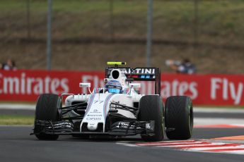 World © Octane Photographic Ltd. Williams Martini Racing, Williams Mercedes FW38 – Valtteri Bottas. Friday 22nd July 2016, F1 Hungarian GP Practice 1, Hungaroring, Hungary. Digital Ref :