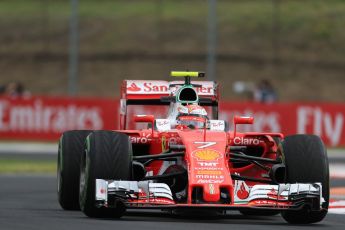 World © Octane Photographic Ltd. Scuderia Ferrari SF16-H – Kimi Raikkonen. Friday 22nd July 2016, F1 Hungarian GP Practice 1, Hungaroring, Hungary. Digital Ref :